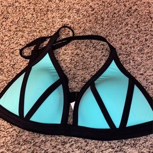 VS Pink triangle bikini top